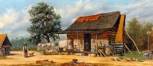 William Aiken Walker, Morning Chores, Painting on canvas