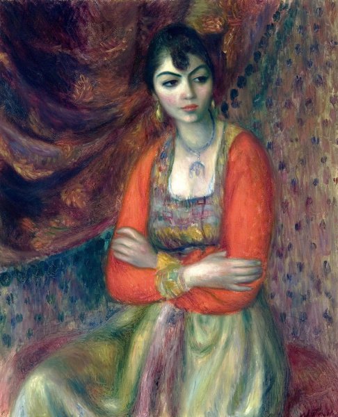 Armenian Girl. The painting by William Glackens