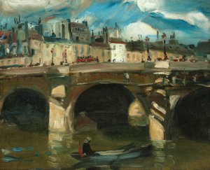 William Glackens, The Seine, Art Reproduction