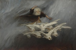 William Holbrook Beard, The Four Seasons, Winter, Painting on canvas