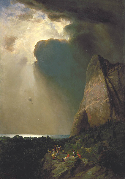 The Lost Balloon. The painting by William Holbrook Beard