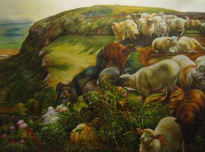William Holman Hunt, Our English Coasts, Art Reproduction