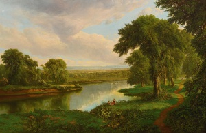 Reproduction oil paintings - William Mason Brown - Hudson River