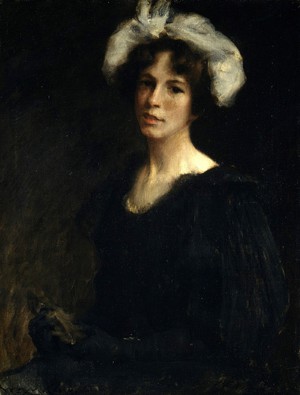 William Merritt Chase, Bessie Potter, Painting on canvas
