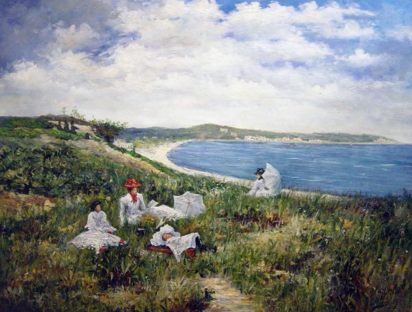 Idle Hours. The painting by William Merritt Chase