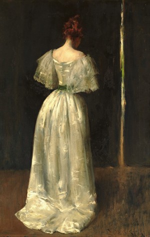 Reproduction oil paintings - William Merritt Chase - Seventeenth Century Lady