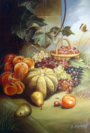 Still Life With Fruit, William Merritt Chase, Art Paintings