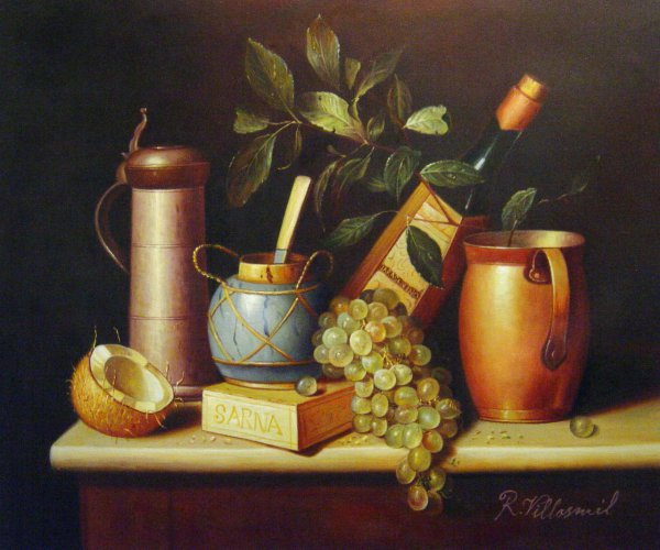 Just Dessert. The painting by William Michael Harnett
