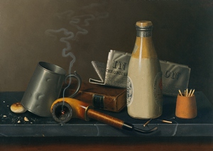 Reproduction oil paintings - William Michael Harnett - Materials for a Leisure Hour