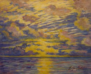 William Samuel Horton, Setting Sun, Painting on canvas