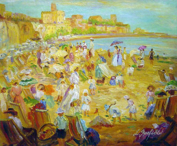 The Sands, Broadstairs. The painting by William Samuel Horton