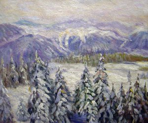 The White Silence, Montana, William Samuel Horton, Art Paintings