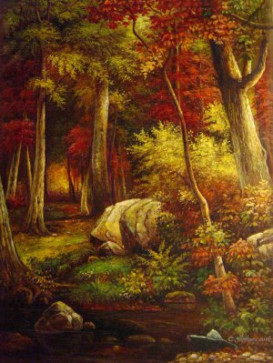 William Trost Richards, October, Painting on canvas