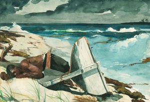 Winslow Homer, After the Hurricane, Painting on canvas