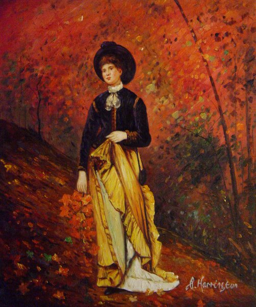 Autumn. The painting by Winslow Homer