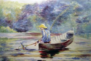Winslow Homer, Boy Fishing, Art Reproduction