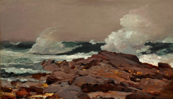 Eastern Point. The painting by Winslow Homer