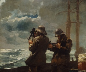 Winslow Homer, Eight Bells, Painting on canvas