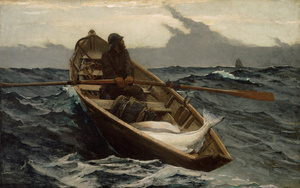 Winslow Homer, Fog Warning, Painting on canvas