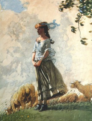 Winslow Homer, Fresh Air, Painting on canvas