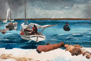 Winslow Homer, Nassau, Painting on canvas