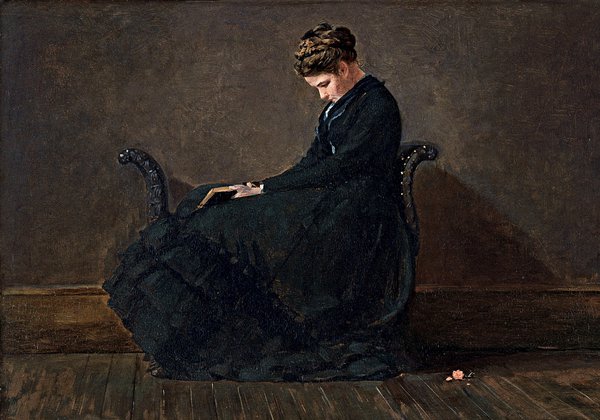 Portrait of Helena de Kay. The painting by Winslow Homer