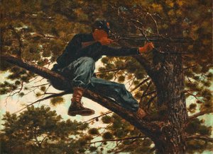 Winslow Homer, Sharpshooter, Painting on canvas