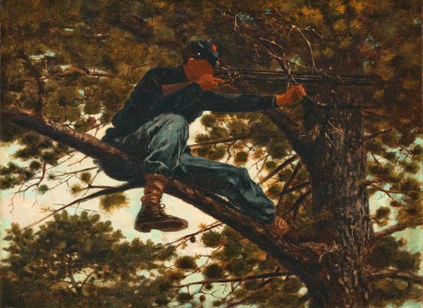 Sharpshooter. The painting by Winslow Homer