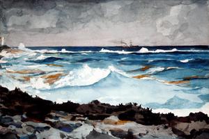 Reproduction oil paintings - Winslow Homer - Shore and Surf, Nassau