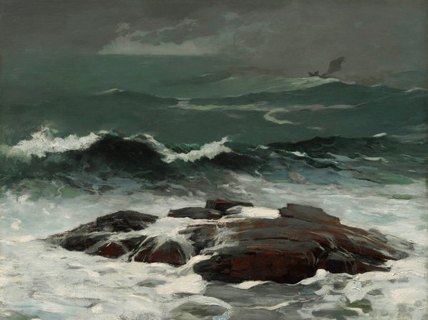 Summer Squall. The painting by Winslow Homer