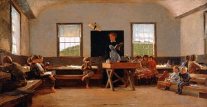 Winslow Homer, The Country School, Painting on canvas