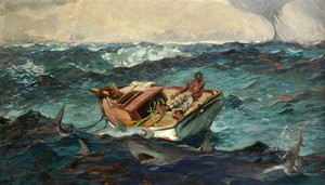 Winslow Homer, The Gulf Stream 1, Art Reproduction
