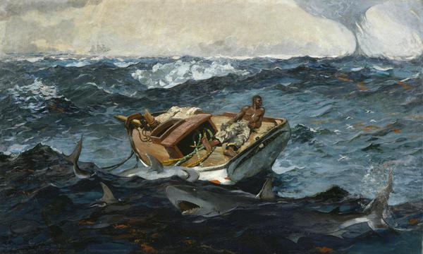 The Gulf Stream 2. The painting by Winslow Homer
