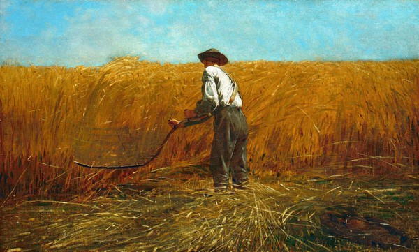 The Veteran in a New Field. The painting by Winslow Homer