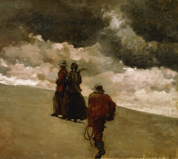 To the Rescue. The painting by Winslow Homer