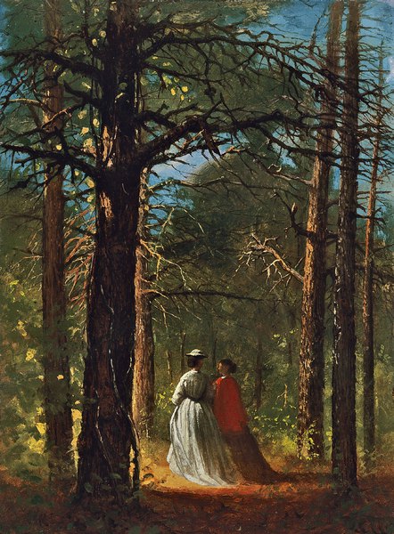 Waverly Oaks. The painting by Winslow Homer
