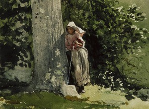 Winslow Homer, Weary, Painting on canvas