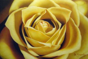 Our Originals, Yellow Rose, Painting on canvas